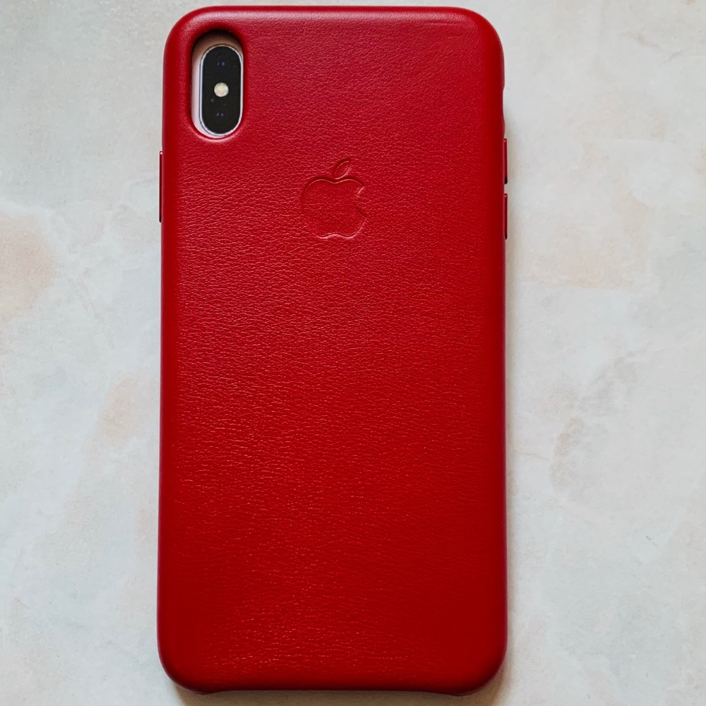 Original Apple Leather Case iPhone XS Max